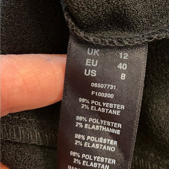 ASOS Women’s Classic Black Versatile Long Sleeve Short Dress size 8 New - Picture 3 of 16